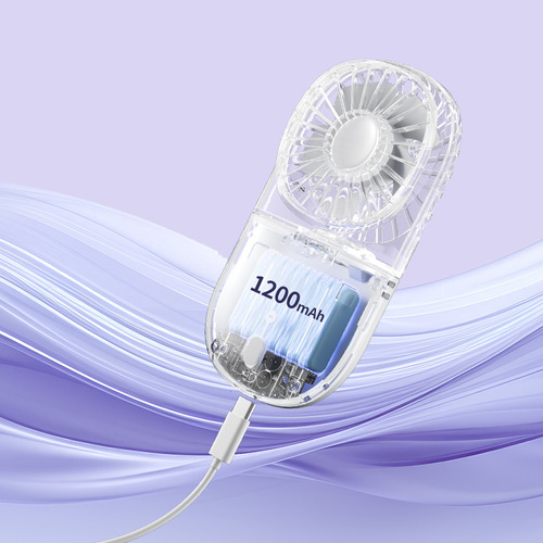 Ventiladores Usb Portátiles O7 Con Diseño Transparente Con C