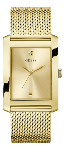 Reloj Dorado Guess Hombre Clyde Acero Inoxidable
