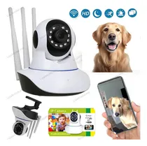 Comprar Cámara Inteligente para Interiores para Bebe para Mascotas AL color Blanca