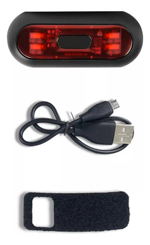 Luz Impermeable Para Casco De Motocicleta Con Carga Usb