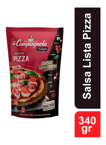 Salsa La Campagnola Pizza Doypack X 340 Gr