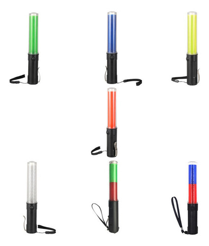 26cm 4 Modo Traffic Stick Glow Stick Led Antorcha Linterna