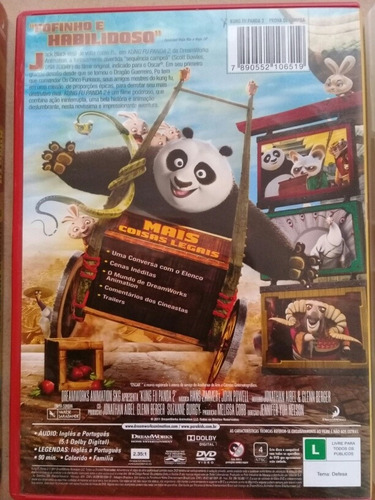Dvd: Kung Fu Panda: Coleção Com 3 Fimes E Extras (Usado)