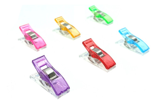 12 Mini Clips Pinza De Tela Costura Para Patchwork Etc