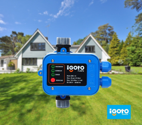 Imagen 4 de 6 de Igoto Amc-10 Automático Para Bomba De Agua 1hp, 750w