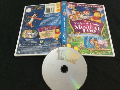 Winnie Pooh Y Tigger Musical Too Importada Disney Dvd (Usado)