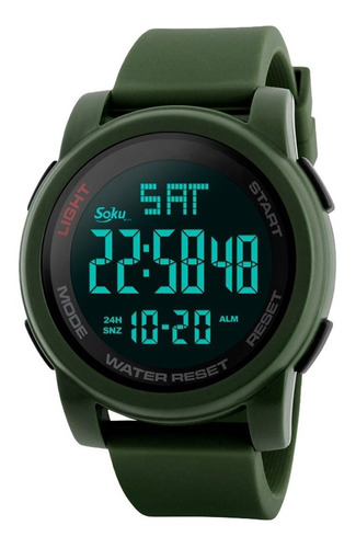 Reloj Digital Deportivo Dual Cronometro Sumergible Sk