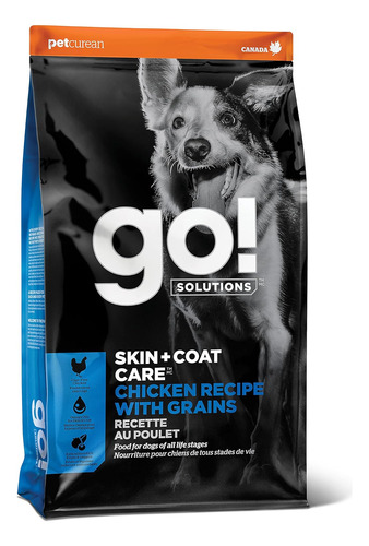 Go! Solutions Skin + Coat Care - Dry Dog Food, 22 Lb - Chick