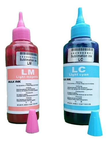 Tinta Magenta Light Y Cian Ligth Para Sublimacion | 100ml