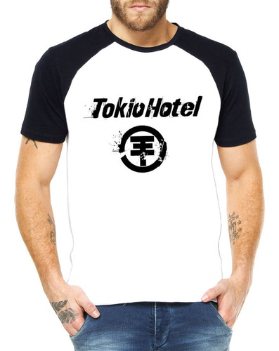 Camiseta Raglan Tokio Hotel 100% Poliéster