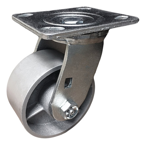 4 Heavy Duty Swivel Caster Semi Acero Rueda Hierro Fundido