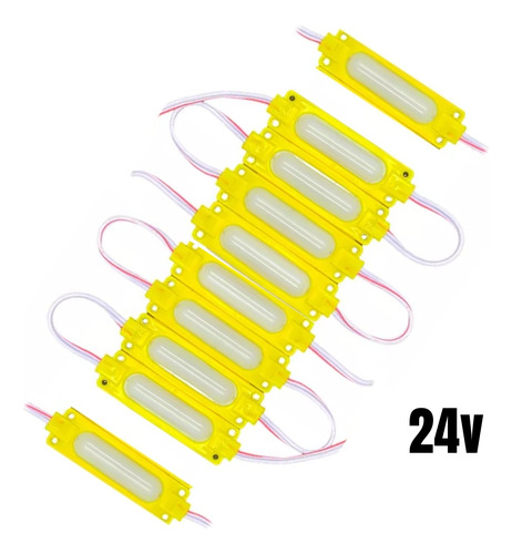 Modulo Led Cob 24v 2w Alta Luminosidad Angulo 160º Ip65