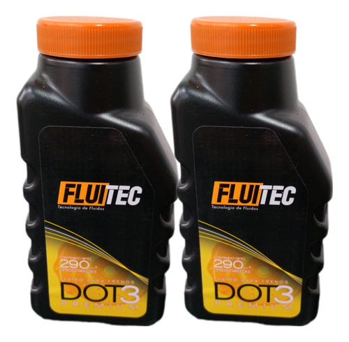 Liga De Freno Dot 3 Fluitec Premium 290 Ml