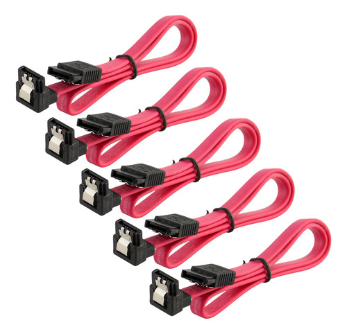 Jacobsparts Cable Sata Iii 6gbps 90 Grados Ángulo Recto Con