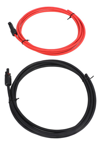 Extensión De Cable Solar Hembra De 10 Awg Y Conector Para Ex