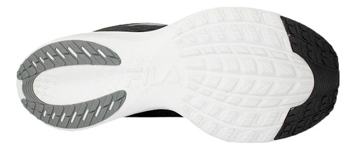 Zapatillas Fila Running Hombre Magnus H Negro Gris Rojo Cli