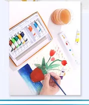 Comprar Set De Pinturas Acrílicas Escolar Marca Deli (12 Colores) 