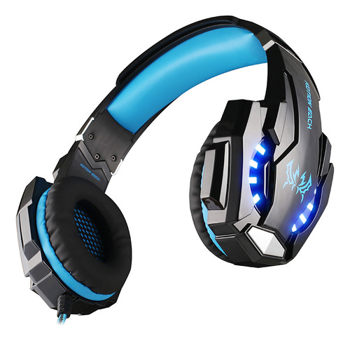 Fone De Ouvido Azul, Microfone De Jogo, Fone De Ouvido, Fone