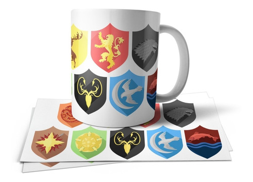 Game Of Thrones Escudos Taza Polimero Tu Propio Estilo