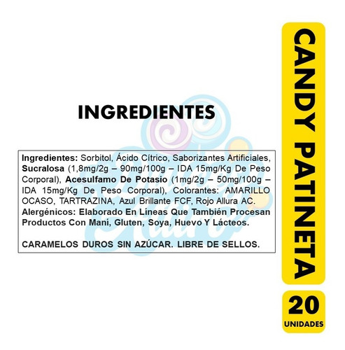 Candy Patineta Mabú (display De 20 Unidades)
