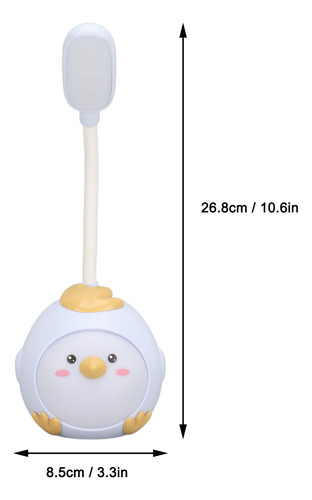 Protección Ocular Con Carga Led De Escritorio Usb, Color Noc