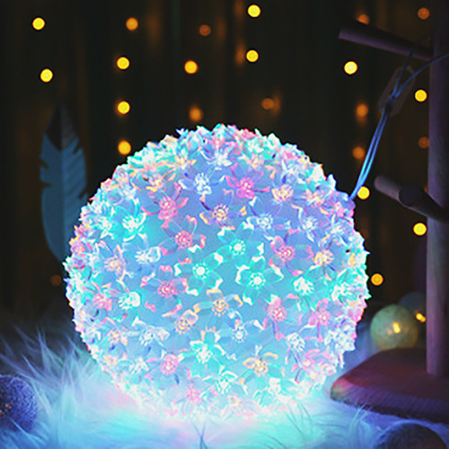 2 Navidad Jardín Interior Decoración Led Sakura Bola Luz