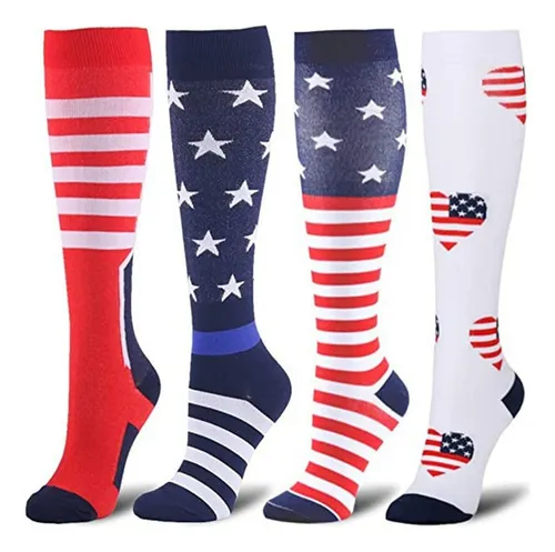 Calcetines De Compresión Para Aliviar Las Varices, 4 Pares