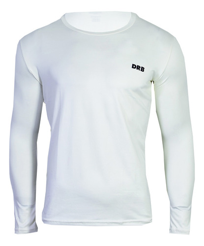 Remera Termica Dribbling Micropolar Hombre Blanco