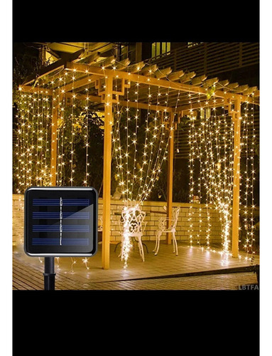 Para Cortina Solar Decorativa Con Forma De Cascada Con