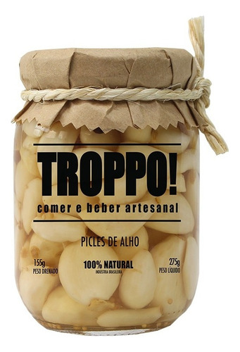 Picles De Alho Troppo! 275g