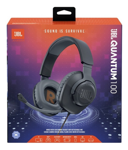 Jbl Quantum 100 - Auricular Gamer Con Cable