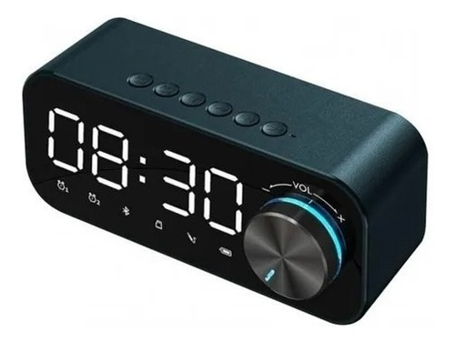 Reloj Despertador Bluetooth Clock B126 Cuadrado