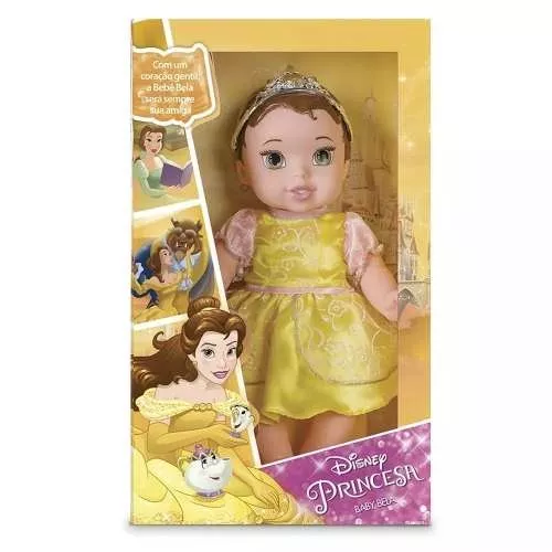 Boneca de Vinil - Disney - Princesas - Baby Ariel Luxo - Vestidos sortidos  - 30 cm - Mimo - Ri Happy