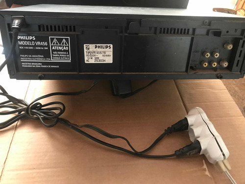 Video Cassete Philips Vr456 Com Defeito (Usado)