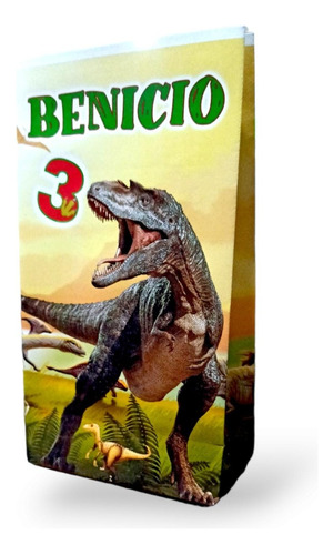  Bolsitas Dinosaurio Dino X 10 Unidades - Sorpresita Bolsa 