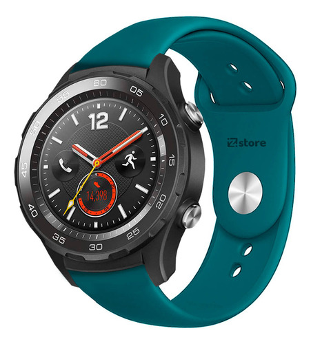 Correa Compatible Con Huawei Watch 2 Classic Azul Tq