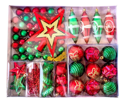 Navidad Adornos X73 Bolas Estrellas Figuras Collar Puntal