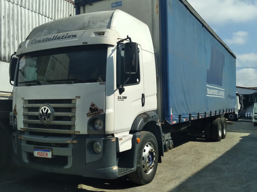 Vw 24.280 6x2 2012 Baú Sider Único Dono Mugen Caminhões