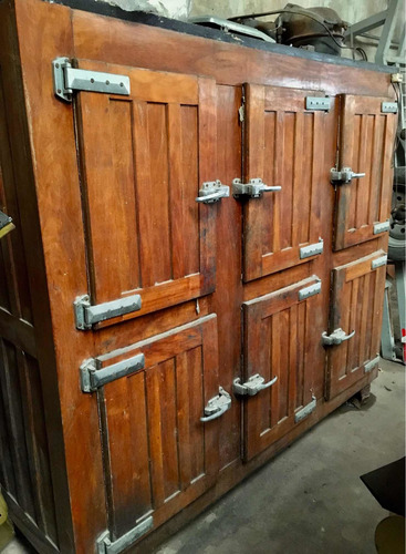 Heladera Madera Antigua. (Usado)