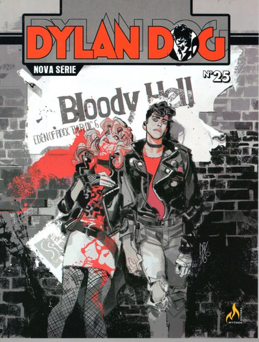 Dylan Dog N° 25  (nova Série) - Anos Selvagens - 100 Páginas - Em Português - Editora Mythos - Formato 16 X 21 - Capa Mole - 2022 - Bonellihq D23