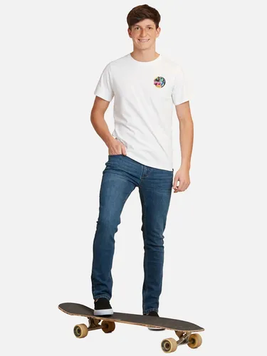 Pantalon Slim Post Navy Juvenil Azul Maui And Sons