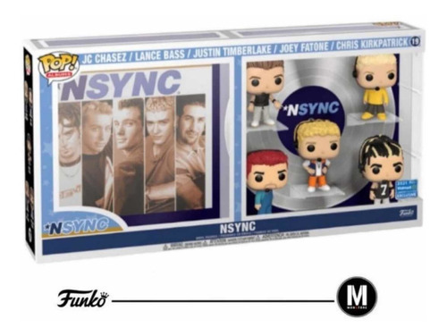 Conjunto Funko Pop Rock Nsync, exclusivo do Walmart, Justin Timberlake
