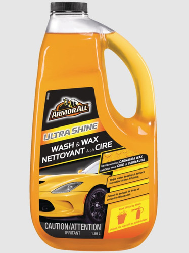 Shampoo Con Cera Ultra Shine Armorall Brillo Espejo En Autos 1,9 Lt
