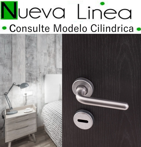 Picaporte Lanin Doble Bal Y 2 Bocallaves. Envío Gratis