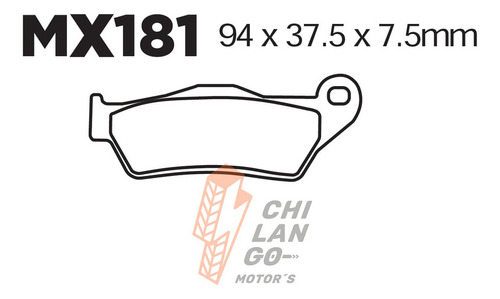 Balatas Del. Husqvarna Tc/te 449 11-13