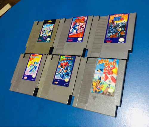 Colección De Megaman 1 Al 6 Para Nintendo Nes