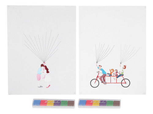 Set De 2 Piezas Con Estampado De Dibujos Animados, Diseño De