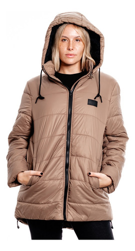 Campera Mujer Inflada Larga Noruega 7006