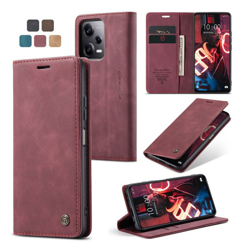./capa De Couro Magnética Para Xiaomi Redmi Note 12 Pro 7g