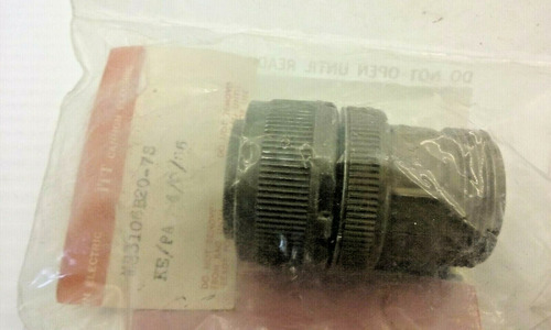 Itt Cannon Elect. Ms3106b20-7s Circular Connector Cable Bbd